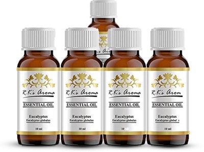 

Rks Aroma Eucalyptus Essential Oil - 100% Pure & Natural (Pack of 5)(50 ml)