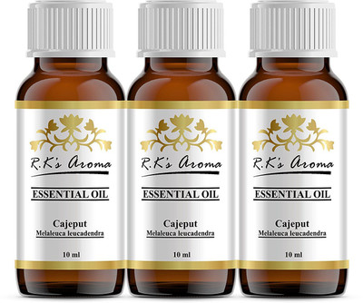 

Rks Aroma Cajeput Essential Oil - 100% Pure & Natural (Pack of 3)(30 ml)