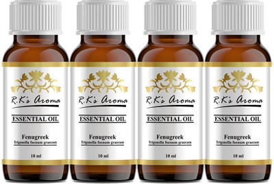 

Rks Aroma Fenugreek Essential Oil - 100% Pure & Natural (Pack of 4)(40 ml)
