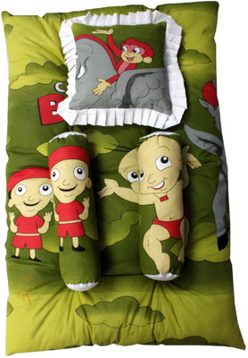 

Rainbow Bazzarr Cotton Bedding Set(Green)