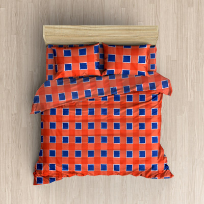 

MH DÉCOR 120 TC Cotton Double Printed Bedsheet(Pack of 3, Multicolor)