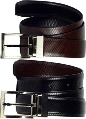 

Elegant Men Black, Brown Genuine Leather Belt