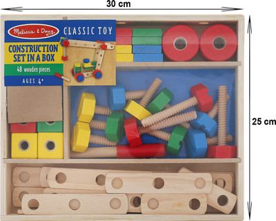 

Melissa & Doug Construction Set(Multicolor)