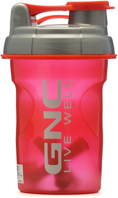 

GNC Pro Performance JAXX Shaker Red-Mini 1s 590 ml Shaker(Pack of 1, Multicolor)