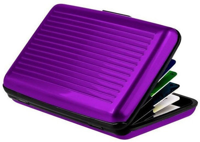 

ACCESSOREEZ 6 Card Holder(Set of 1, Purple)