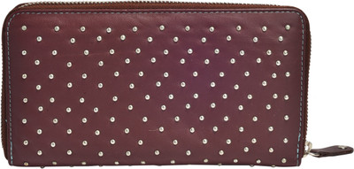 

HIDECART Casual Maroon Clutch