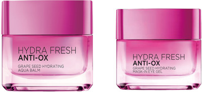 

L'Oreal Hydra Fresh Anti-Ox (Hydrating Mask-In Eye Gel + Aqua Balm) (Pack of 2)(Set of 2)