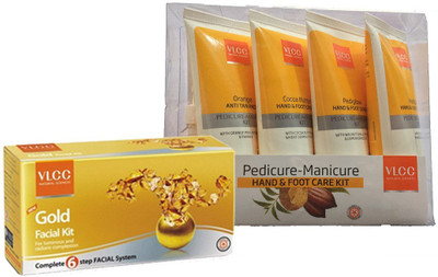 

VLCC Manicure Pedicure kit and Gold Facial Kit(Set of 1)