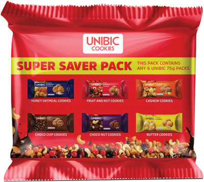 

Unibic Assorted Cookies(450 g, Pack of 6)
