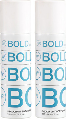 

W2 Bold Spike Deodorant Body Spray Set of TWO Deodorant Spray - For Men(300 ml, Pack of 2)