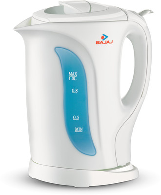Bajaj Cordless Electric Kettle(1 L, White) available at flipkart for Rs.1149