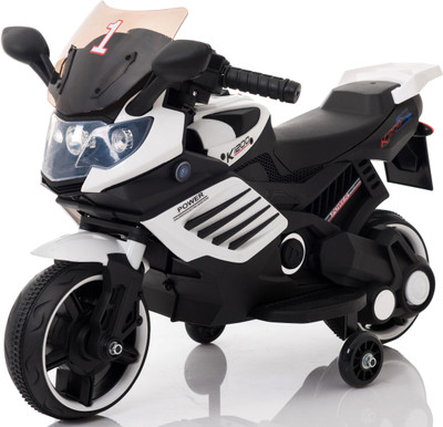 

Toy House Fortuna Racer Rechargeable for kids(2 to 4 yrs) Bike Battery Operated Ride On(White)