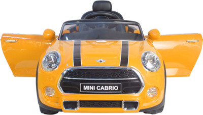 

Toy House Mini Cabrio F57 Rechargeable Car Battery Operated Ride On(Orange)