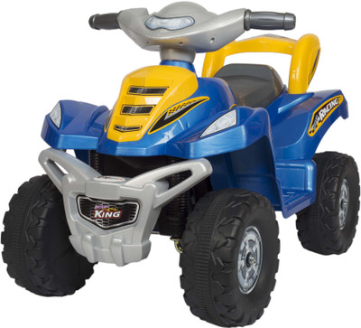 

Toy House Desert King Small ATV Bike 6V Rechargeable Bike Battery Operated Ride On, Blue