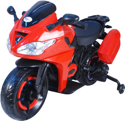 

Toy House Orion Motorcycle Rechargeable Bike Battery Operated Ride On(Maroon)