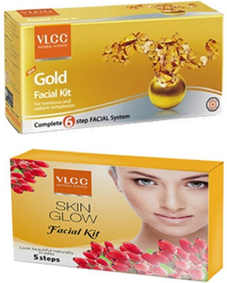 

VLCC Gold Facial Kit and Skin Glow Facial Kit 85 g(Set of 2)