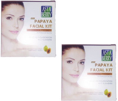 

Astaberry Papaya Facial Kit 33g Pack Of 2 33 g