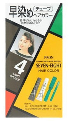 

Schwarzkopf Seven Eight Permanent Hair Color, 4 Light Brown Hair Color(Light Brown)