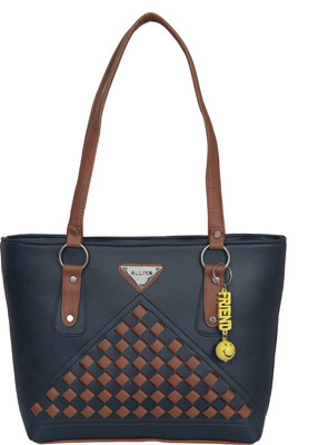 

Alliya Shoulder Bag(Blue, Tan)