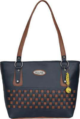 

Alliya Shoulder Bag(Blue, Tan)