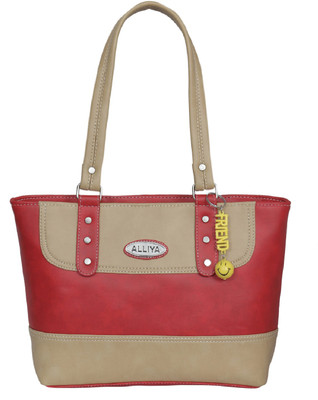 

Alliya Shoulder Bag(Beige, Red)