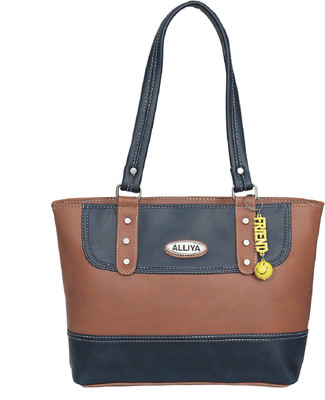 

Alliya Shoulder Bag(Blue, Tan)