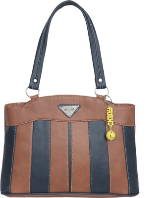 

Aliya Shoulder Bag(Blue, Tan)