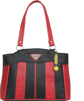

Alliya Shoulder Bag(Red, Black), Black;red