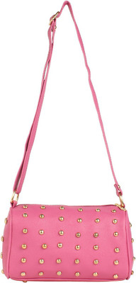 

SAHAL Women Evening/Party Pink PU Sling Bag