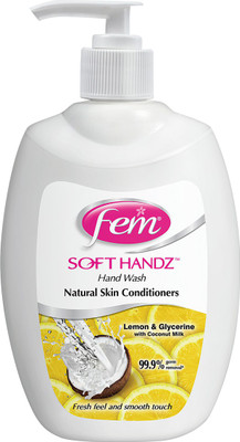

Fem Soft Handz Lemon and Gycerine with Coconut Milk Hand Wash(250 ml)