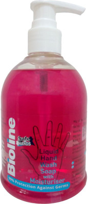 

Bioline Rose Fregrance Handwash with Moisturiser(300 ml, Pump Dispenser)
