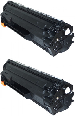 Laser Jet 12A Black Dual Pack LaserJet Toner Cartridges Single Color Toner(Black)