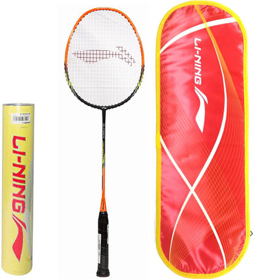 

Li-Ning Professional Badminton Combo (G-Force 3900I Badminton Racquet + Champion Pro Feather Shuttlecock, Pack of 12) Badminton Kit