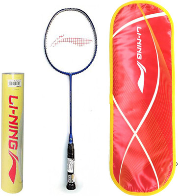 

Li-Ning Professional Badminton Combo (Super Series 99 Plus Badminton Racquet, Navy + Champion Pro Feather Shuttlecock, Pack of 12) Badminton Kit