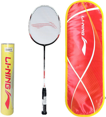 

Li-Ning Professional Badminton Combo (US909 High Tension Graphite Badminton Racquet + Champion Pro Feather Shuttlecock, Pack of 12) Badminton Kit