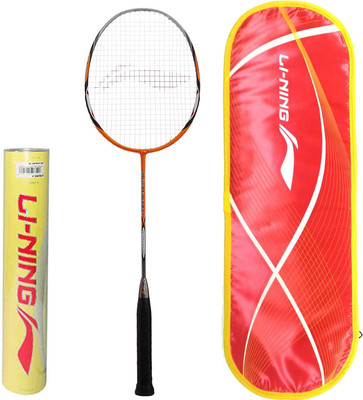 

Li-Ning Professional Badminton Combo (G-Tek 80II Muscle Badminton Racquet + Champion Pro Feather Shuttlecock, Pack of 12) Badminton Kit