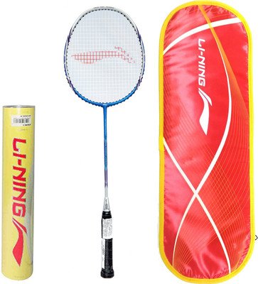 

Li-Ning Professional Badminton Combo (US900 High Tension Graphite Badminton Racquet + Champion Pro Feather Shuttlecock, Pack of 12) Badminton Kit