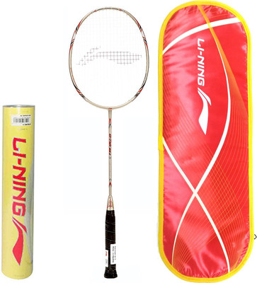 

Li-Ning Professional Badminton Combo (G-Tek 38II Badminton Racquet + Champion Pro Feather Shuttlecock, Pack of 12) Badminton Kit