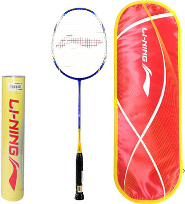 

Li-Ning Professional Badminton Combo (Super Series 68 III Badminton Racquet + Champion Pro Feather Shuttlecock, Pack of 12) Badminton Kit