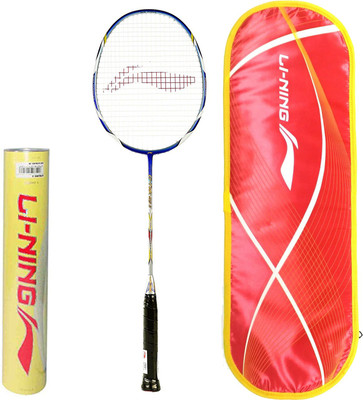 

Li-Ning Professional Badminton Combo (G-Tek 90II Badminton Racquet + Champion Pro Feather Shuttlecock, Pack of 12) Badminton Kit