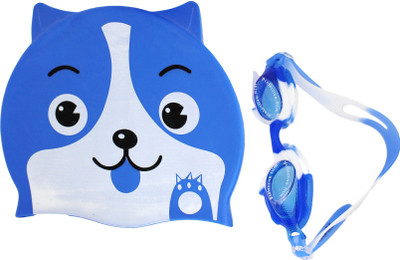 

Neska Moda Swimming Goggles,Earplugs,Silicon Cap Swimming Kit