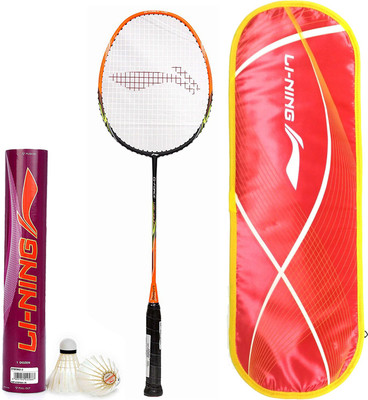 

Li-Ning Professional Badminton Combo (G-Force 3900I Badminton Racquet + Champ Feather Shuttlecock, Pack of 12) Badminton Kit