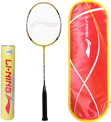 

Li-Ning Professional Badminton Combo (G-Tek 70II Carbon Fibre Badminton Racquet + Champion Pro Feather Shuttlecock, Pack of 12) Badminton Kit
