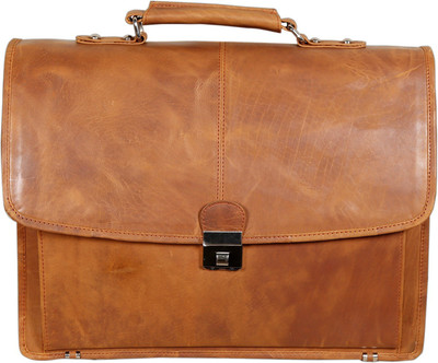 

HYATT 15.6 inch Laptop Messenger Bag(Tan)