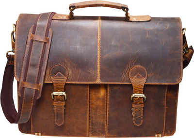 

Trendsfashion Incorporation 15.6 inch Laptop Messenger Bag(Brown)
