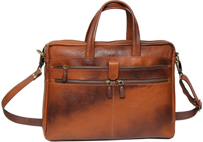 

HYATT 15.6 inch Laptop Messenger Bag(Tan)
