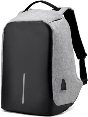 

ShopyBucket 15.6 inch Expandable Laptop Backpack(Grey, Black), Black;grey