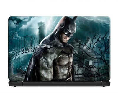 

100yellow Batman: Arkham Asylum Gaming Laptop Skins/Decal 15.6 Inch for Lenovo- Dell- HP- Acer-Asus PVC Vinyl Laptop Decal 15.6