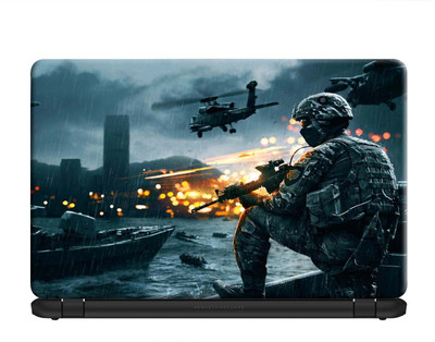 

100yellow Battlefield 3 Gaming Laptop Skins/Decal 15.6 Inches for Lenovo- Dell- HP- Acer-Asus PVC Vinyl Laptop Decal 15.6