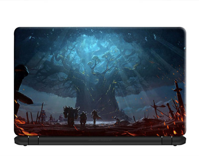

100yellow World of Warcraft: Battle for Azeroth Gaming Laptop Skins/Decal 15.6 Inch for Lenovo- Dell- HP- Acer-Asus PVC Vinyl Laptop Decal 15.6